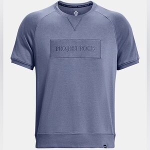 Under Armour Project Rock Short Sleeve Tee in Dusty Blue